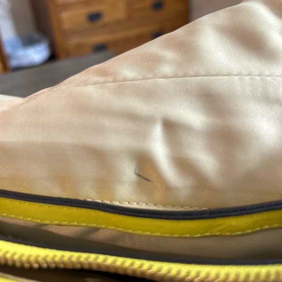 Coach Madison Pinnacle Lily Yellow Python Embossed Leather Hobo Shoulder Bag - Picture 12 of 16